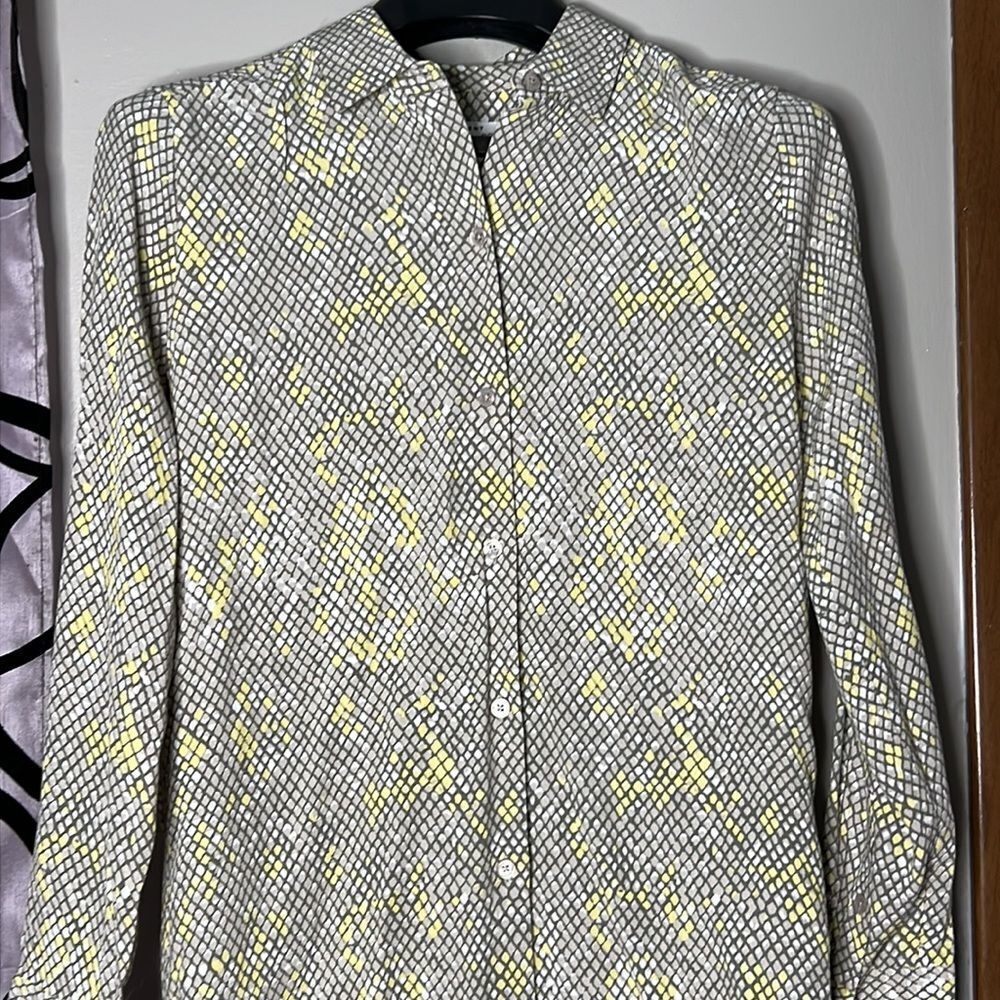 Equipment Femme Women's Size XSmall Snake Print Poplin Essential Shirt - Picture 4 of 11